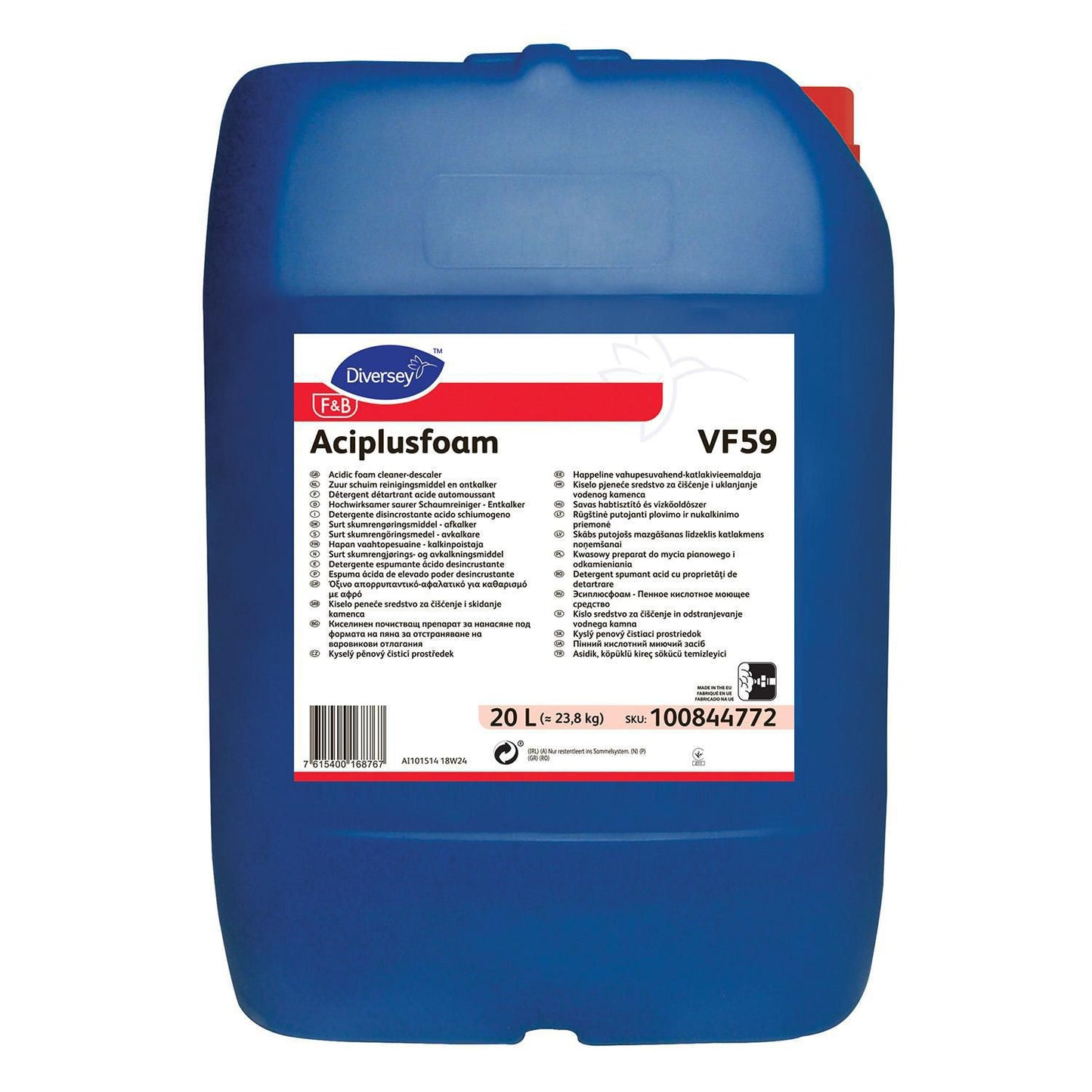Skumrengøring sur DI Aciplusfoam VF59 W1779 20 ltr,stk