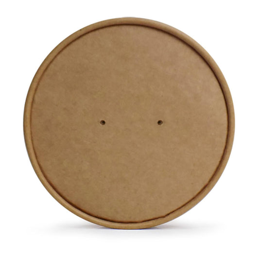 Låg Ø96 mm til kraft Isbæger serien pap Brun,500 stk/krt