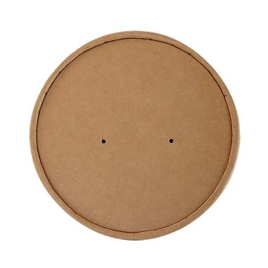 Låg Pap PE-belagt Brun til Suppebæger 26 og 32 oz bæger,500 stk/krt