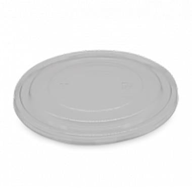 Plastlåg klar PET Ø 185 mm til salatskål 900+1300 ml brun,6 ps x 50 stk/krt