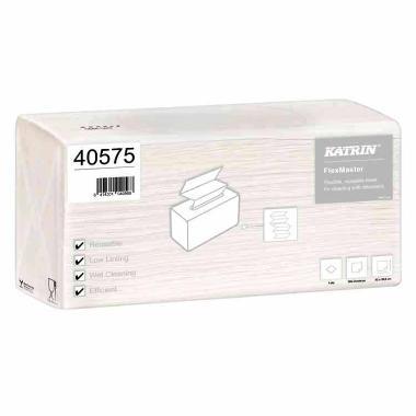 Aftørringsklud Katrin Flexmaster Non Woven 1 lag,5 pk x 100 stk/krt
