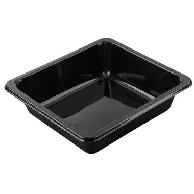 Bakke 1-rum 2176-1A 870 ml 1/6GN 176x162x45 mm HICPET Sort,648 stk/krt