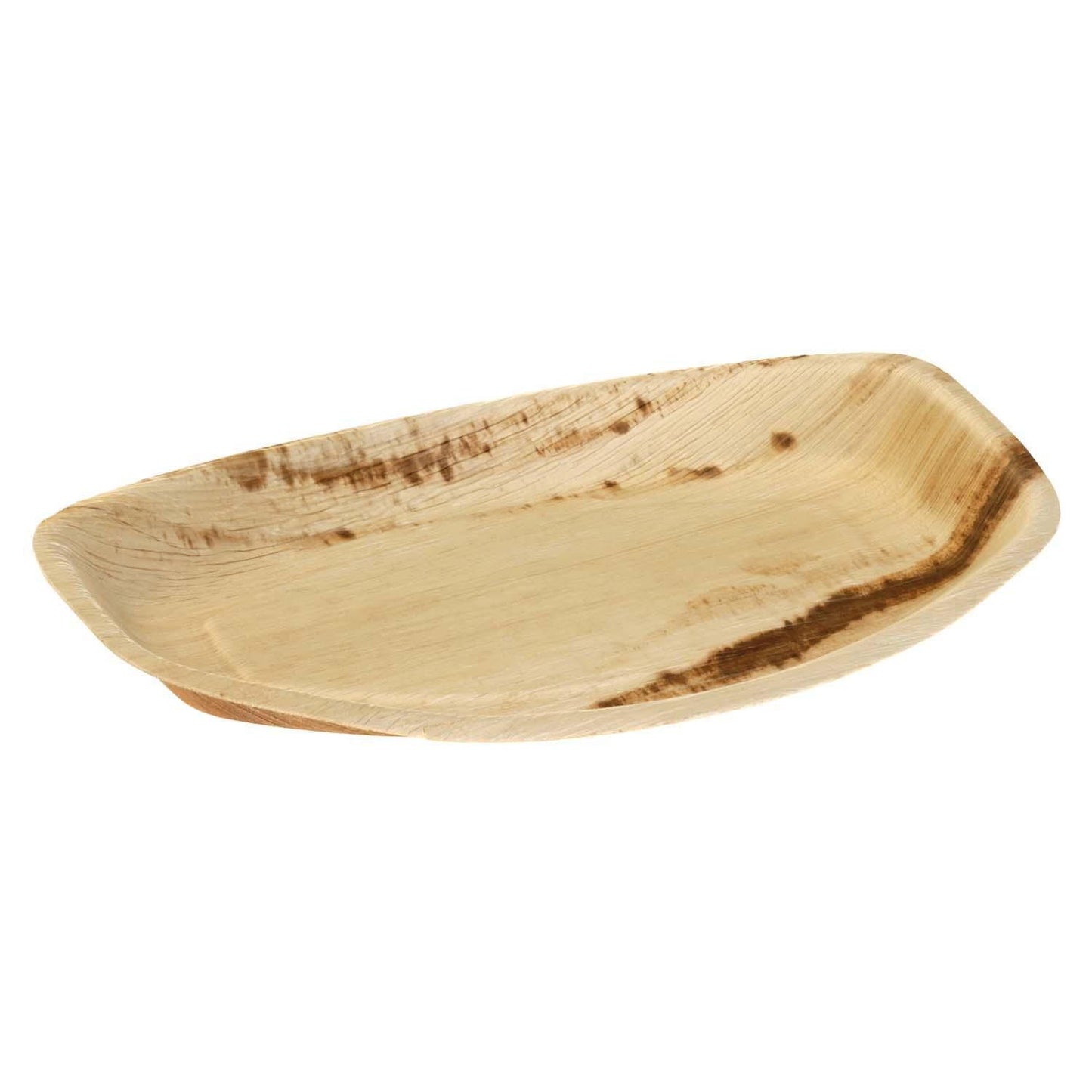Fad 34.5x23.5x2.5 cm Medium Bionedbrydelig Palmeblad,4 pk x 25 stk/krt