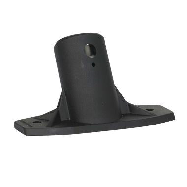 Socket Ø31x100 mm med gevind Sort inklusiv skruer,10 stk/pk