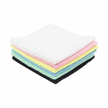 Microfiberklud Neutral 40x40cm Økotex sort,10 stk/pk