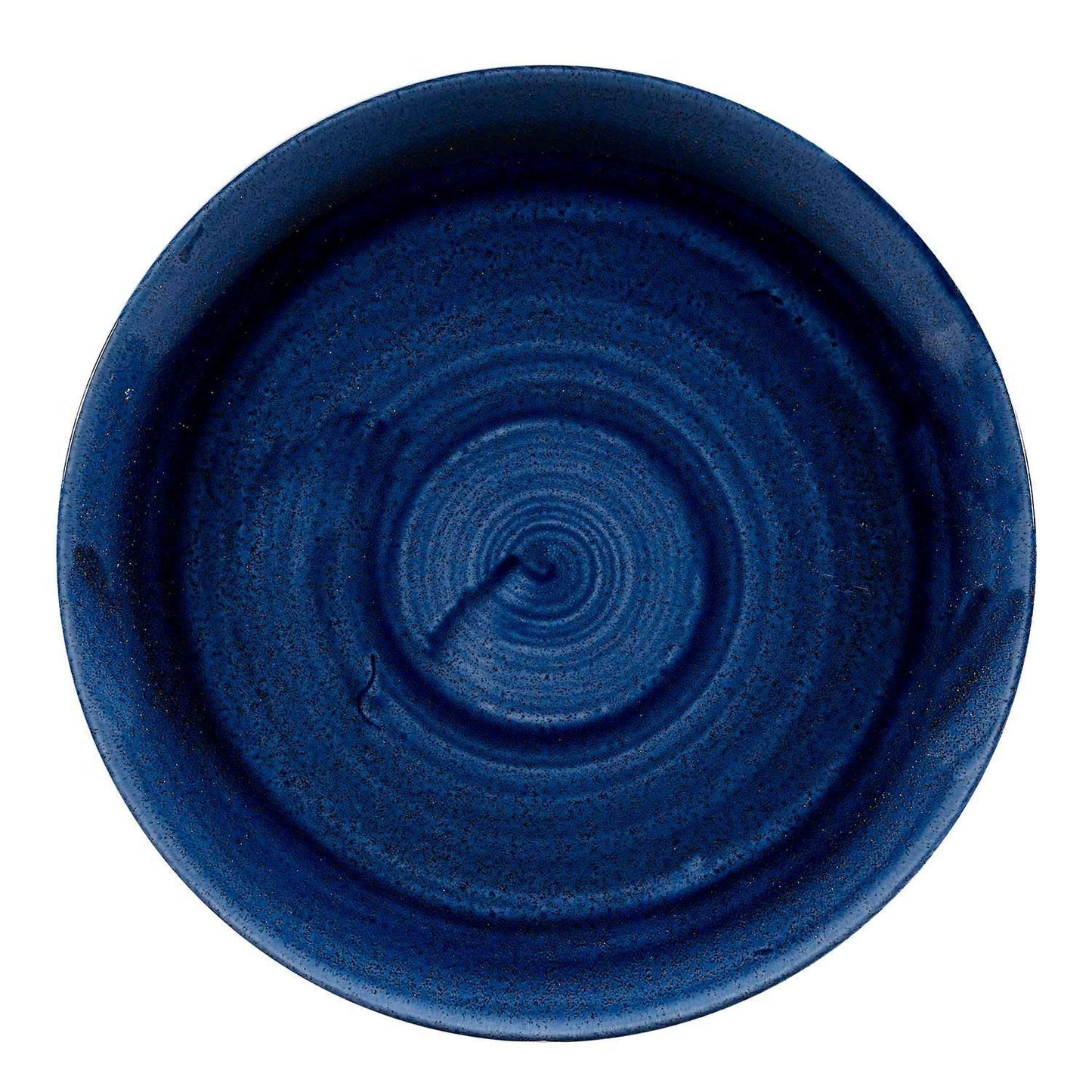Tallerken Coupe Stonecast Patina Ø28.8 cm Porcelæn Koboltblå,12 stk/krt
