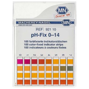 Indikatorsticks pH 0-14 til kontrol af syltevæske opvaskevand mm 100 stk,100 stk/pk