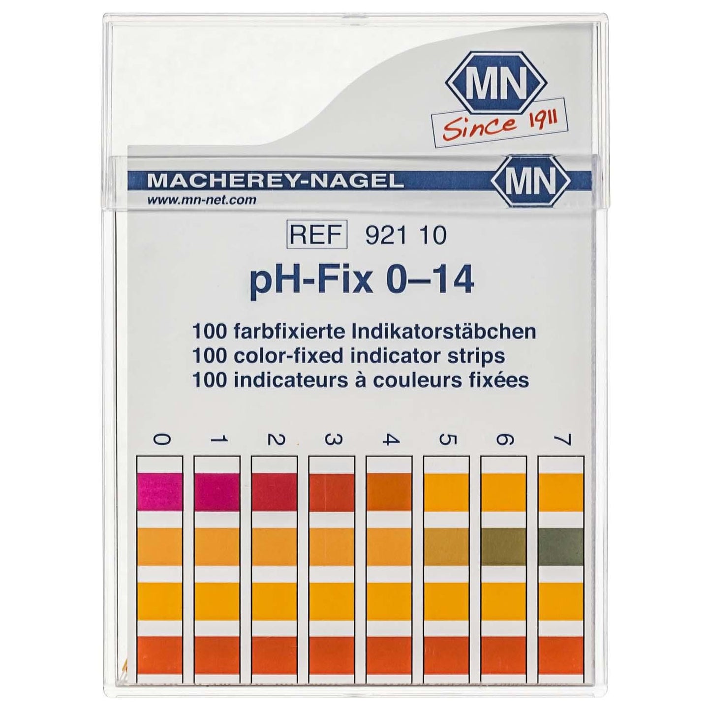 Indikatorstick pH 0-14 til kontrol af syltevæske opvaskevand mm 100stk,100 stk/pk