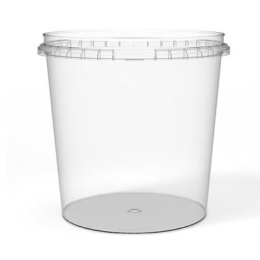 Plastbæger Handy-Safe 1170 ml Ø132xH128 mm PP Klar,200 stk/ps