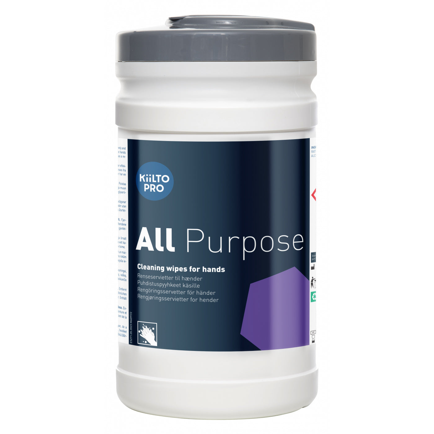 Håndrens Serviet Plum All-Purpose Wipes 20x25cm 100 stk med Glycerin/Parfume,100 stk/ds