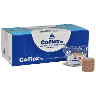 Kortstræksbind Coflex NL 4,5m x 5cm selvhæftende Beige,36 rl/krt