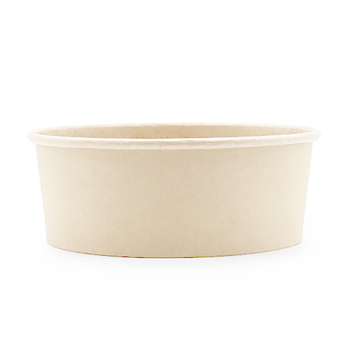 Salatskål rund 1300 ml Ø182xH70mm bambuspapir/PE-belagt Brun,6 pk x 50 stk/krt
