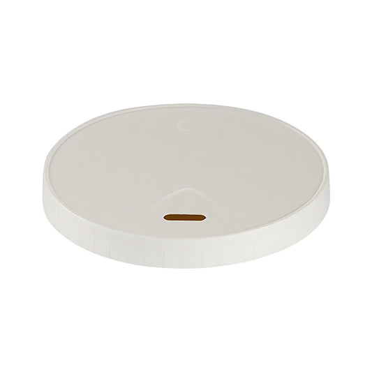 Drikkelåg Pap Ø80xH16mm Til Kaffebæger Hvid,20 ps x 50 stk/krt