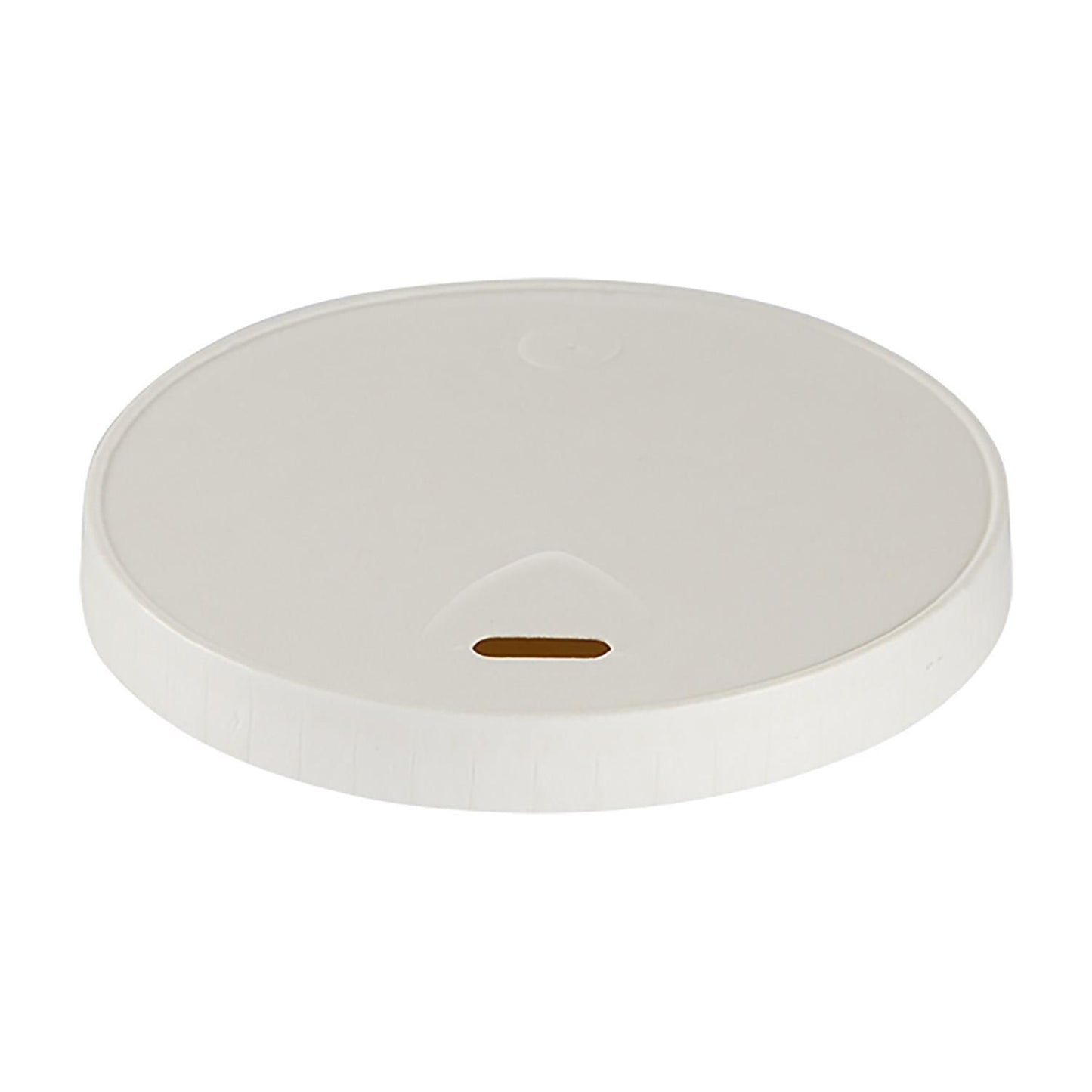 Drikkelåg Pap Ø90xH16mm Til Kaffebæger Hvid,20 ps x 50 stk/krt