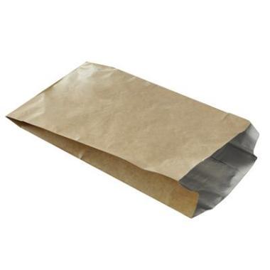 Grillpose 160x65x310+20mm kraft med aluminium Brun,250 stk/krt