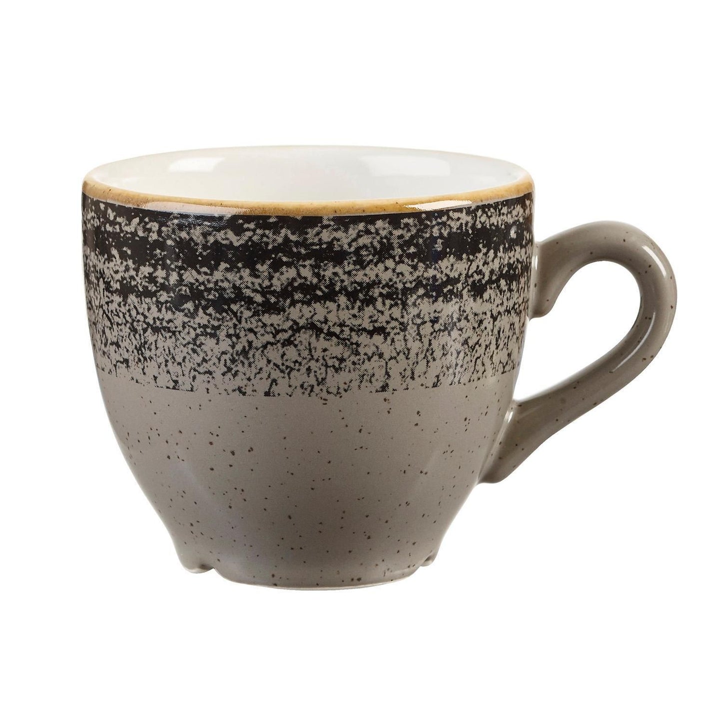 Kop Espresso Studio Prints Homespun 10 cl Ø6.5x5.5 cm Porcelæn Sort,12 stk/krt