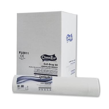 Lejepapir Pristine 60 cm x 50 m, 2 lag nyfiber perforeret 34 cm ark,9 rl/krt