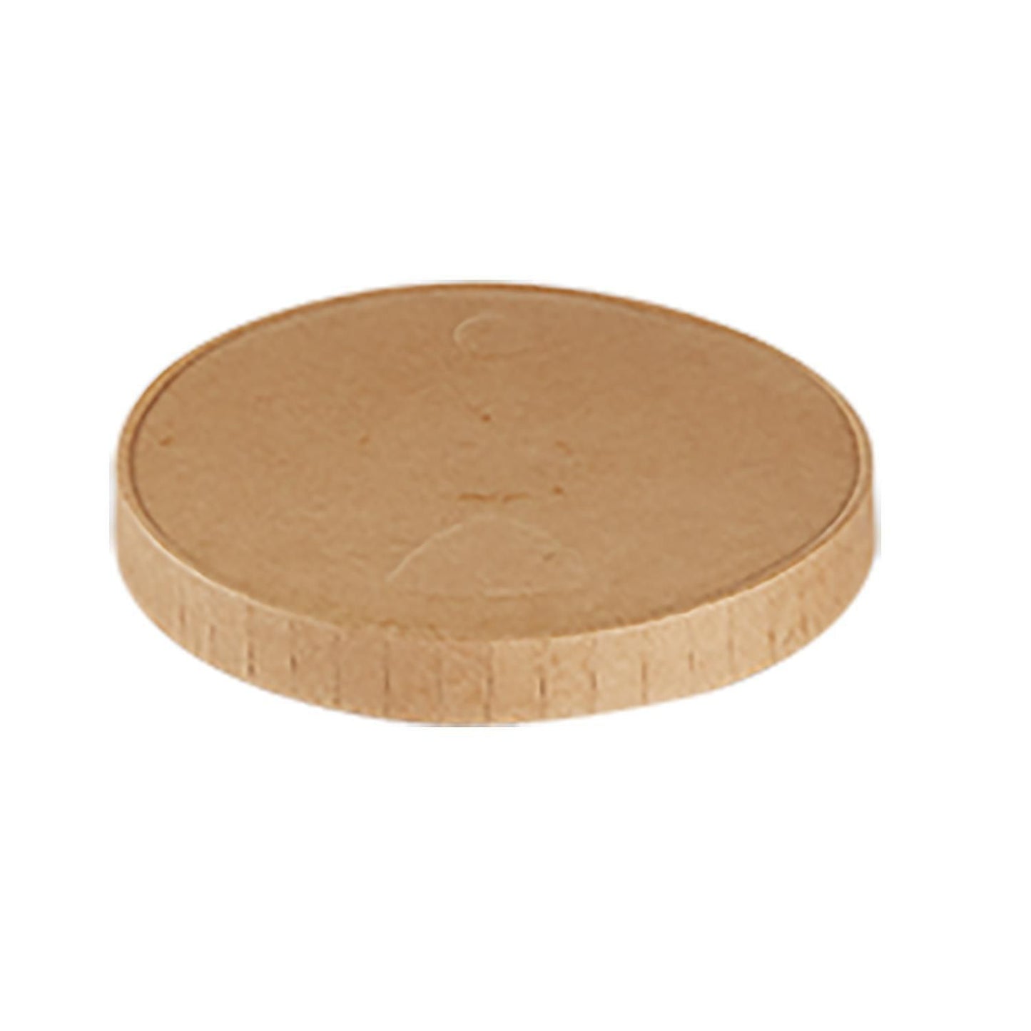 Paplåg Ø 62 mm til dressingbæger kraft pap/PE Brun,30 ps x 50 stk/krt