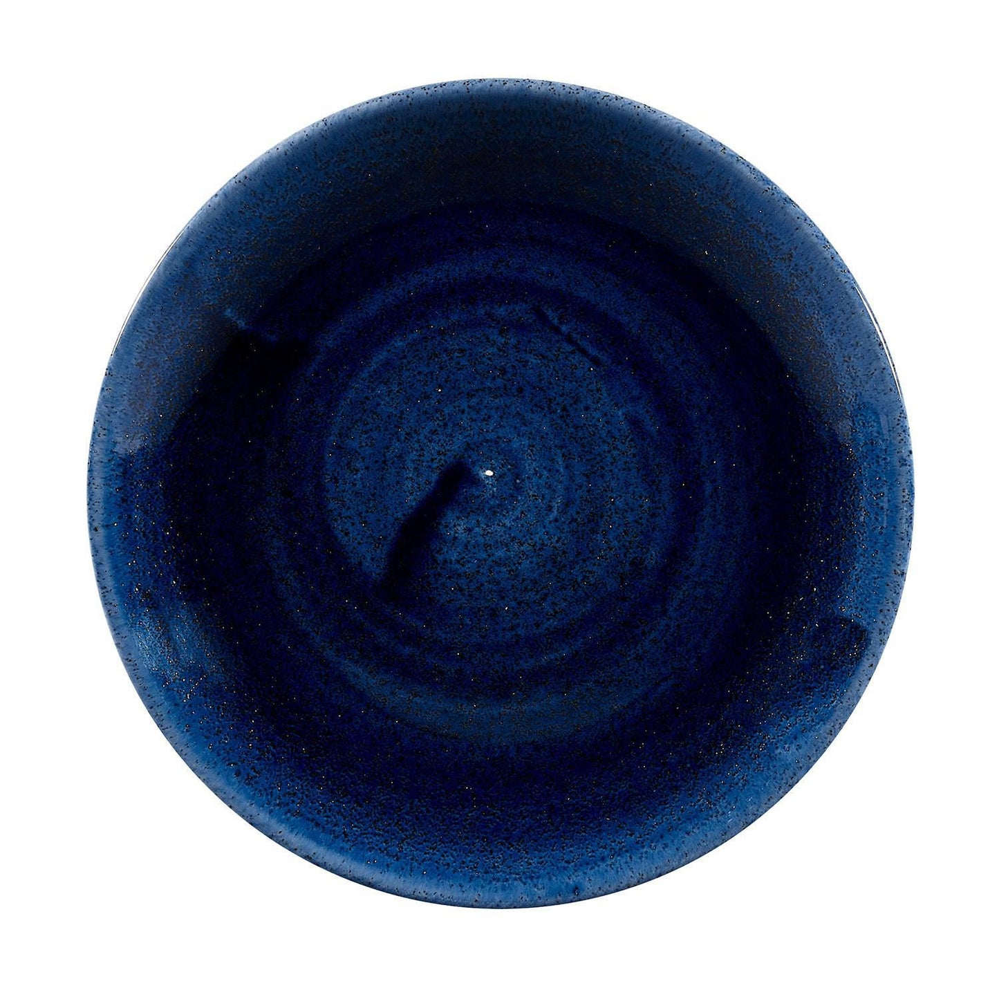Tallerken Coupe Stonecast Patina Ø16.5 cm Porcelæn Koboltblå,12 stk/krt