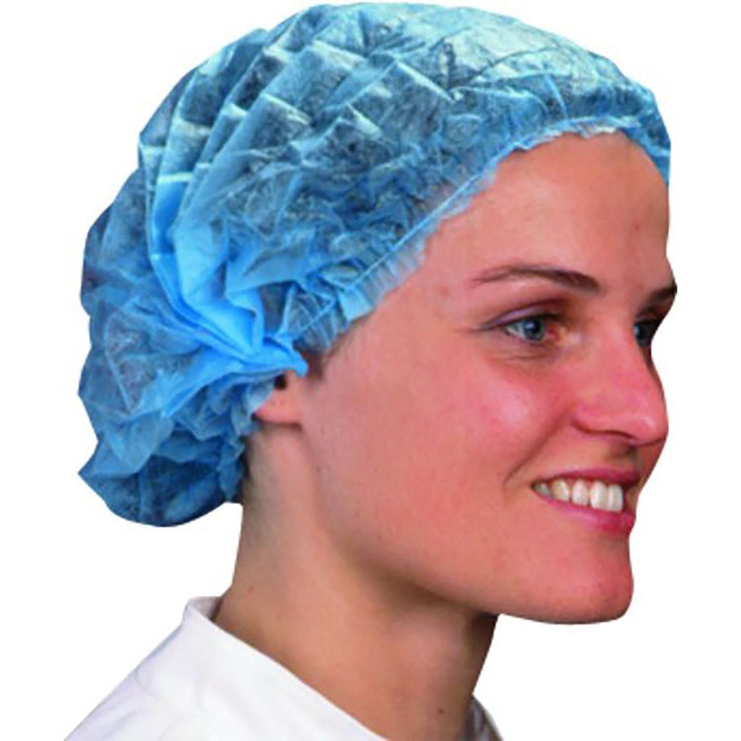 Hårnet Nonwoven Large Blå,100 stk/pk