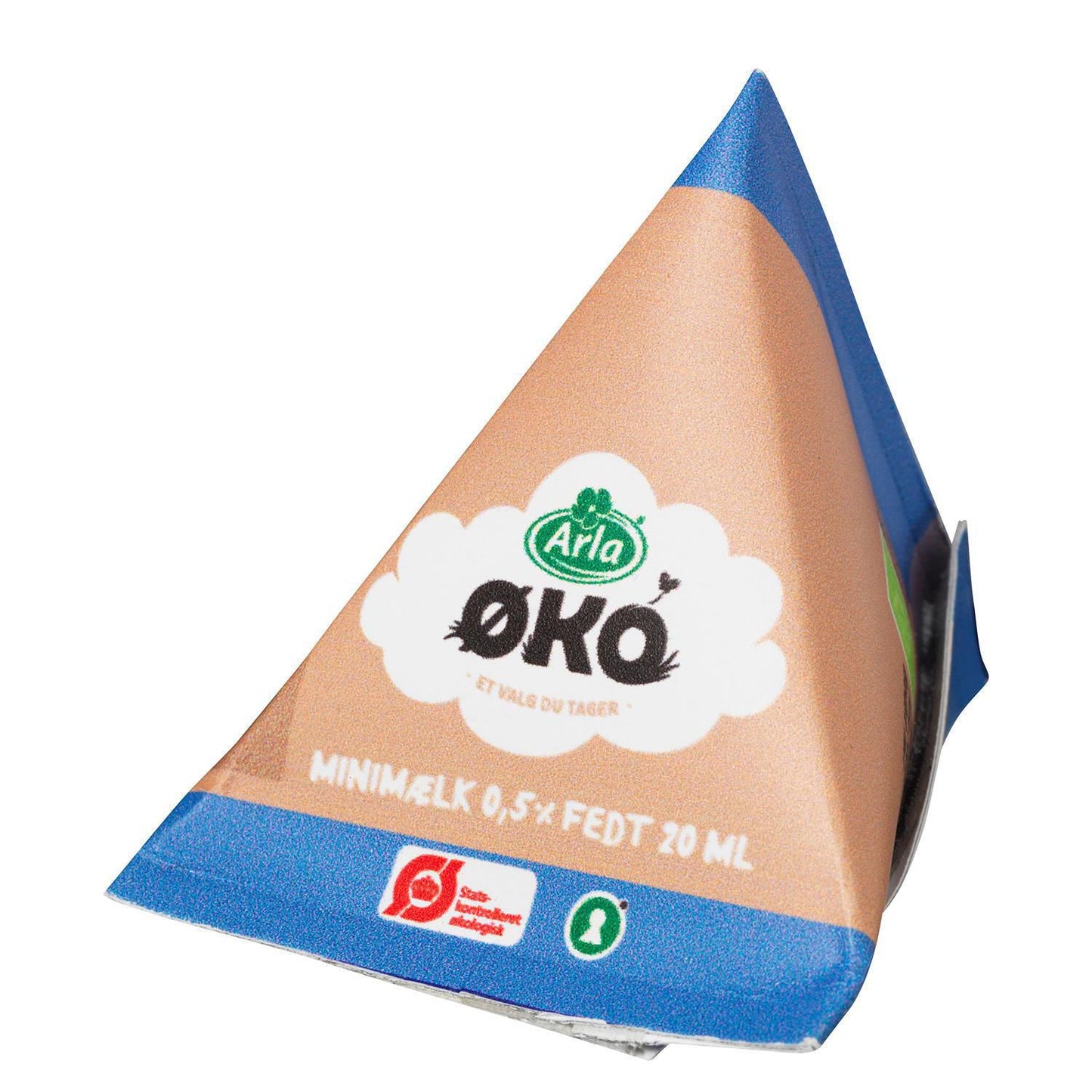 Mælk Arla Økologisk Minimælk 0,4% Fedtindhold 20 ml (DK-ØKO-100),100 stk x 20 ml/krt