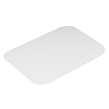 Låg karton plan med Alu/PE indvendigt 255x185 mm til 1850 ml alubakke,400 stk/krt