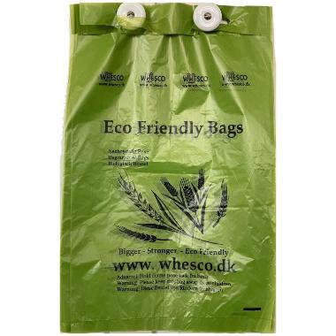 Affaldspose 235x370 mm Hunde Høm Høm Bionedbrydelig Grøn til 111439,1000 stk/pk