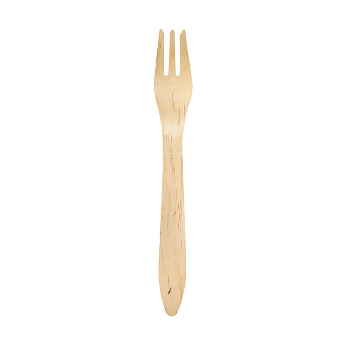 Gaffel 190mm Dinner lux voksbehandlet Bionedbrydelig Træ,10 pk x 100 stk/krt