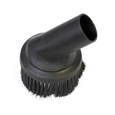 Mundstykke Viper Rundbørste blød Plast Sort til Støvsugerrør Ø32 mm,stk