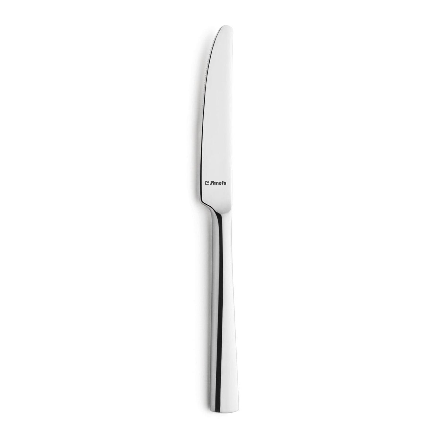 Smørkniv Moderno i rustfrit stål, 16,5 cm, hvid og sort design, spids blad