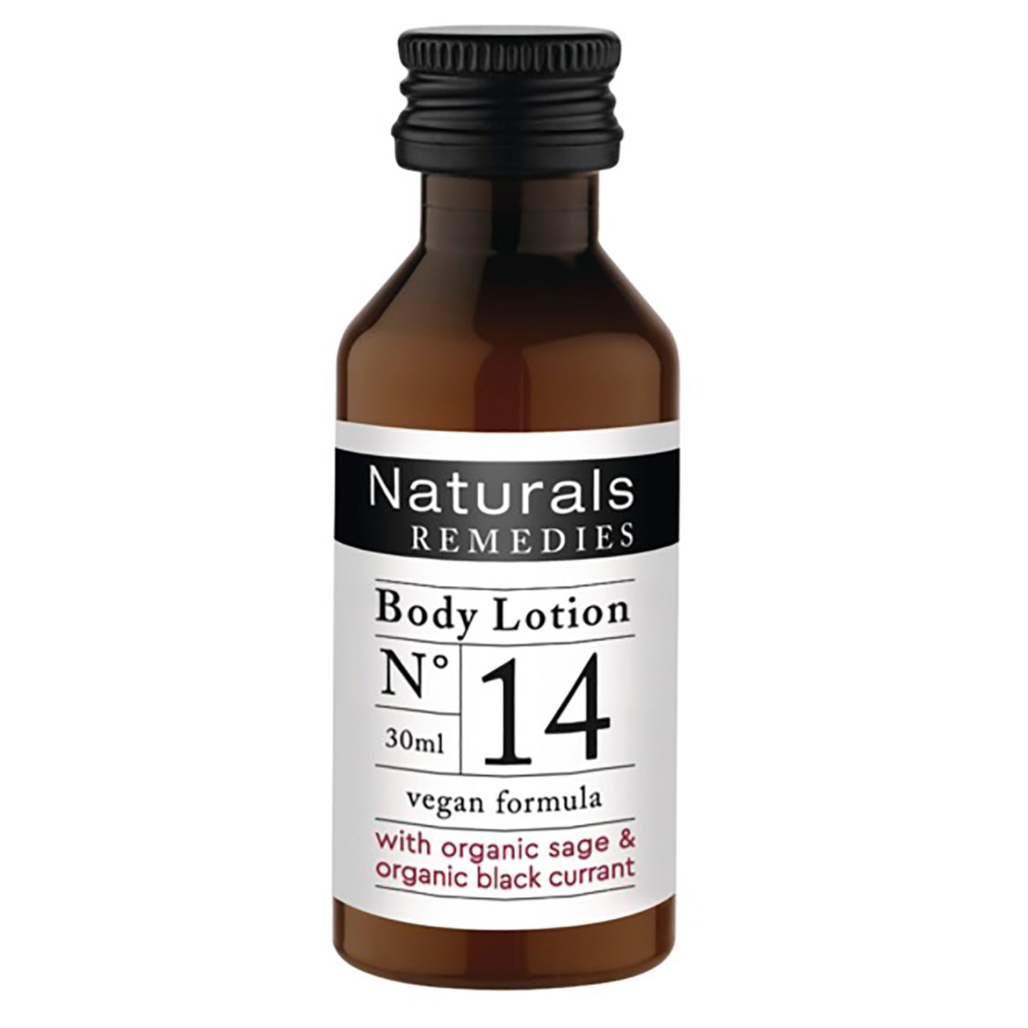 Hudcreme Naturals Remedies Nr. 14 Body Lotion 30ml med Parfume Skruelåg,240 stk/krt