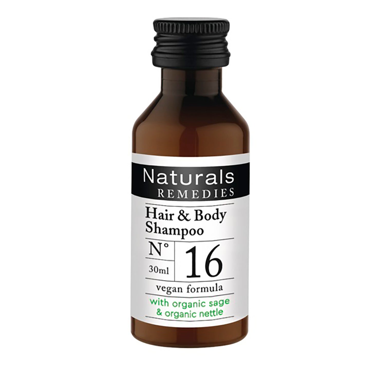Shampoo Natural Remedies Nr. 16 Hair & Body 30ml med Parfume 240 stk,240 stk/krt