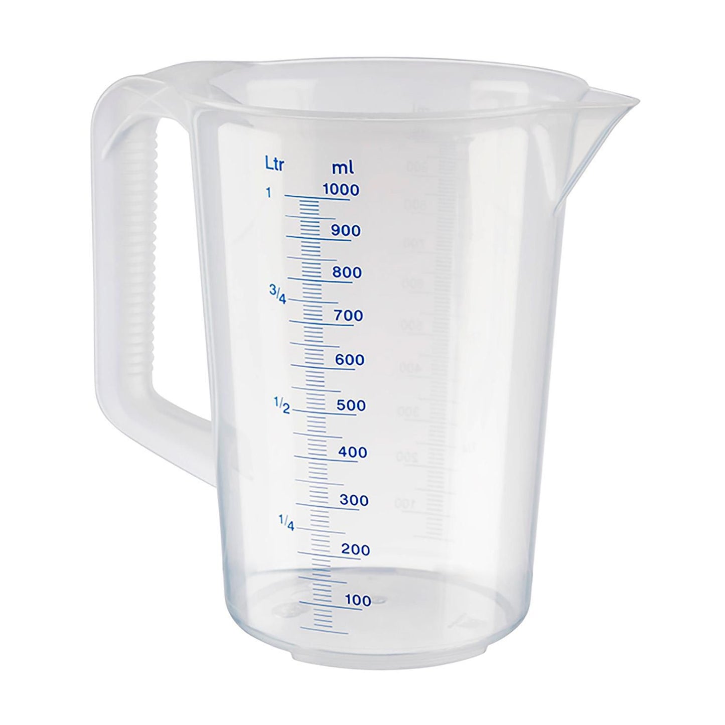 Målekande 1 liter med hank Ø120xH165 mm Polypropylen,1 stk