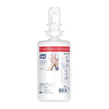 Sæbe Tork antimikrobiel flydende S4 uden parfume 1 liter,6 fl x 1000 ml/krt