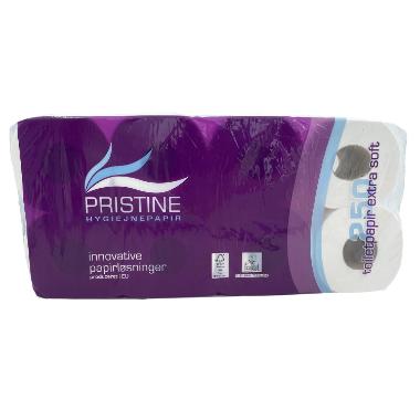 Toiletpapir Pristine Extra Soft, 3-lags 100% nyfiber, FSC & Ecolabel (72 ruller)