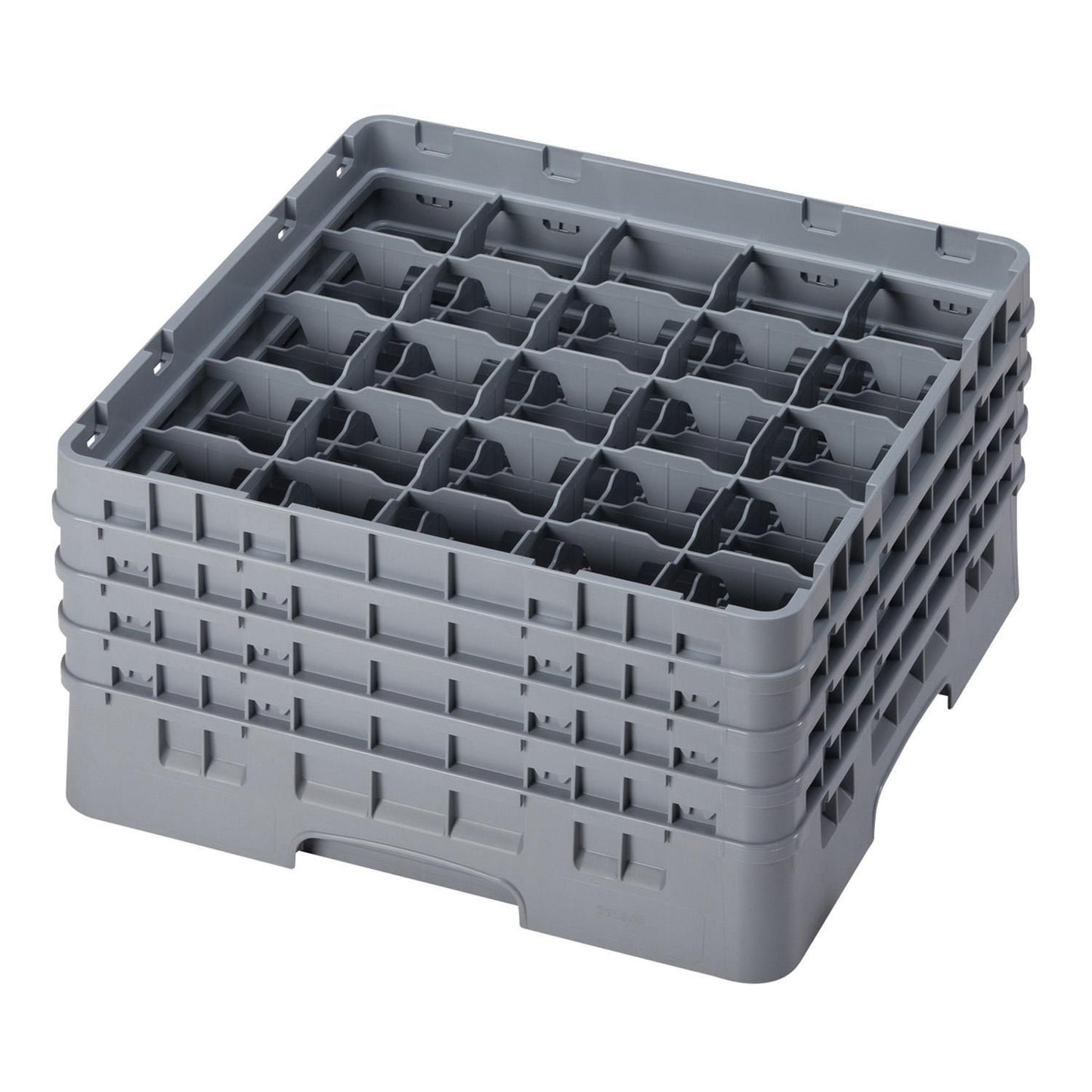Opvaskekurv Cambro 50x50 til glas 25 rum Plast Grå,stk