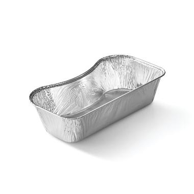 Indsats bakke 400 ml buet form 174x89/78x41 mm til Ready2cook bakker alu,6 ps x 130 stk/krt