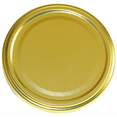 Låg til Sylteglas Ø82 mm Guld,stk