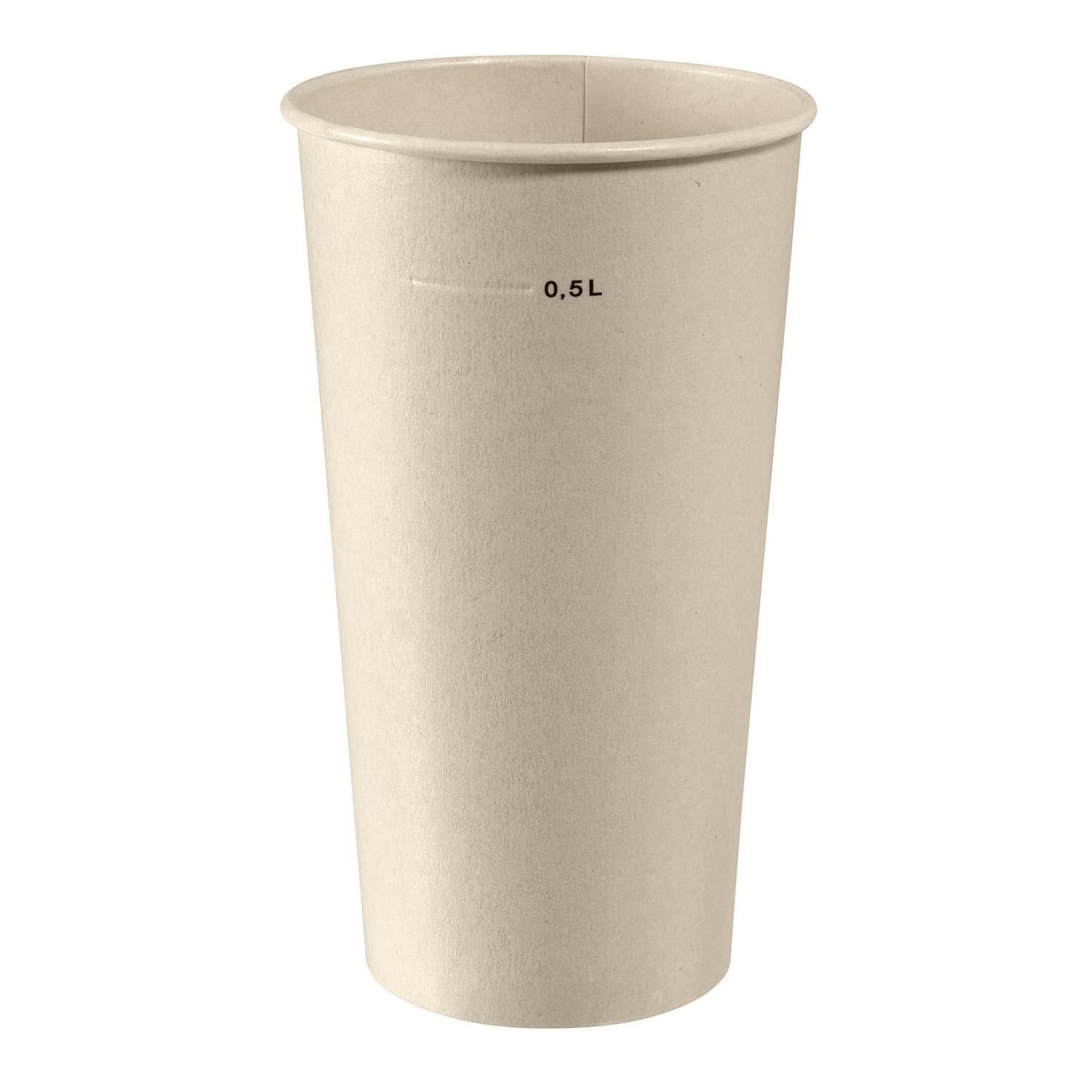 Papbæger Ø90x151mm 50cl 18oz Breeze kolddriksbæger Bagasse/PLA,25 pk x 36 stk/krt