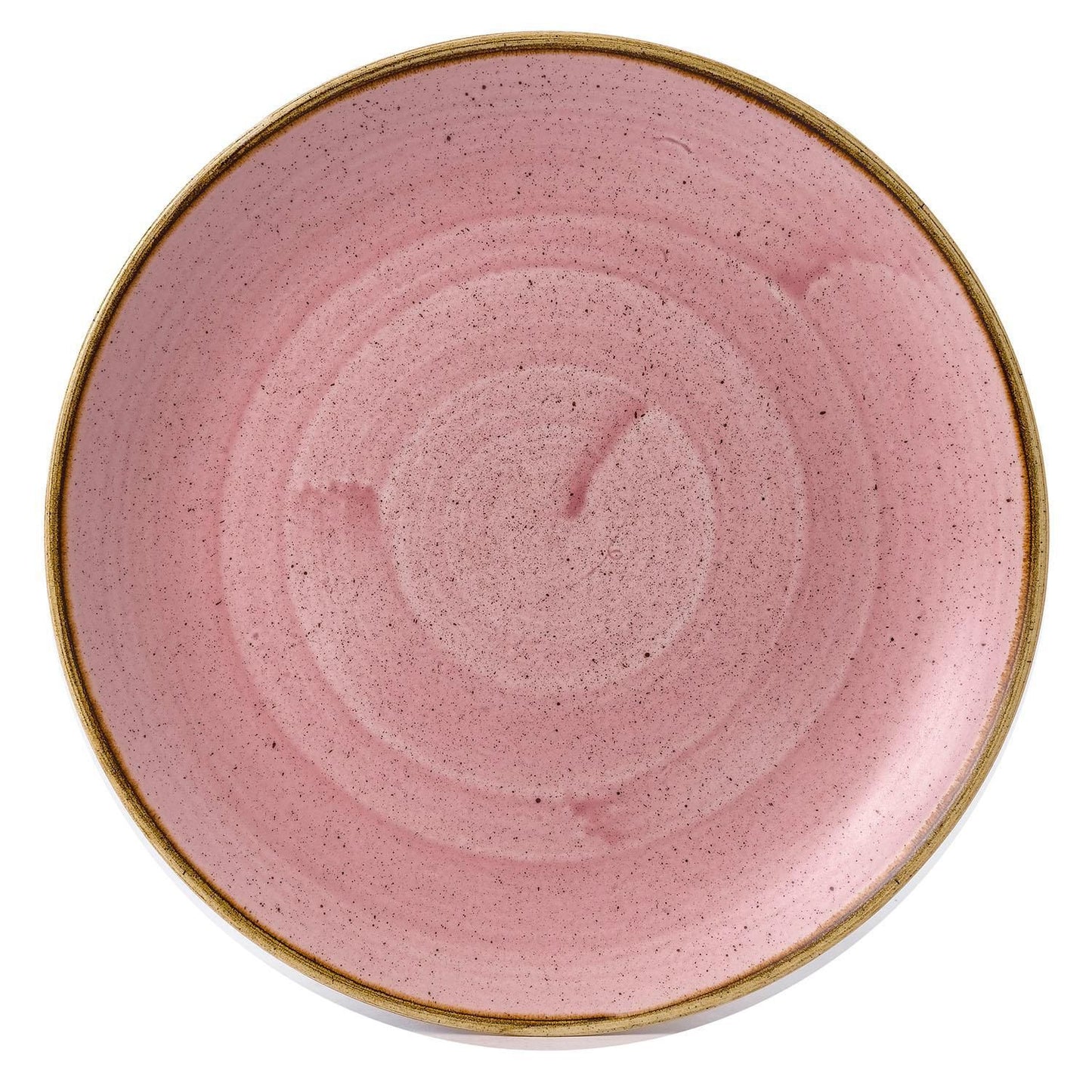 Tallerken Coupe Stonecast Ø26 cm Porcelæn Pink,12 stk/krt