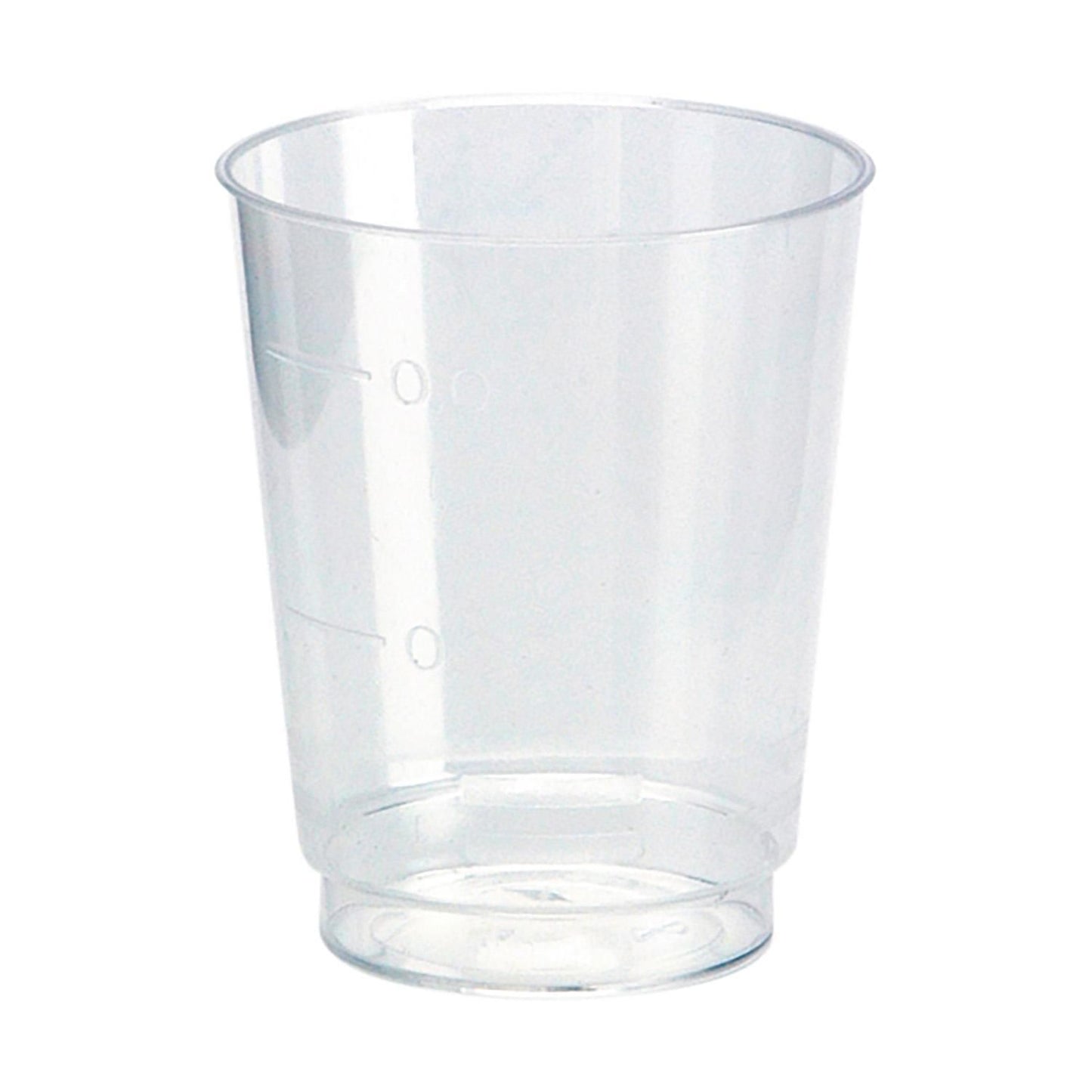 Plastglas 4 cl snapseglas PS Klar,20 pk x 50 stk/krt