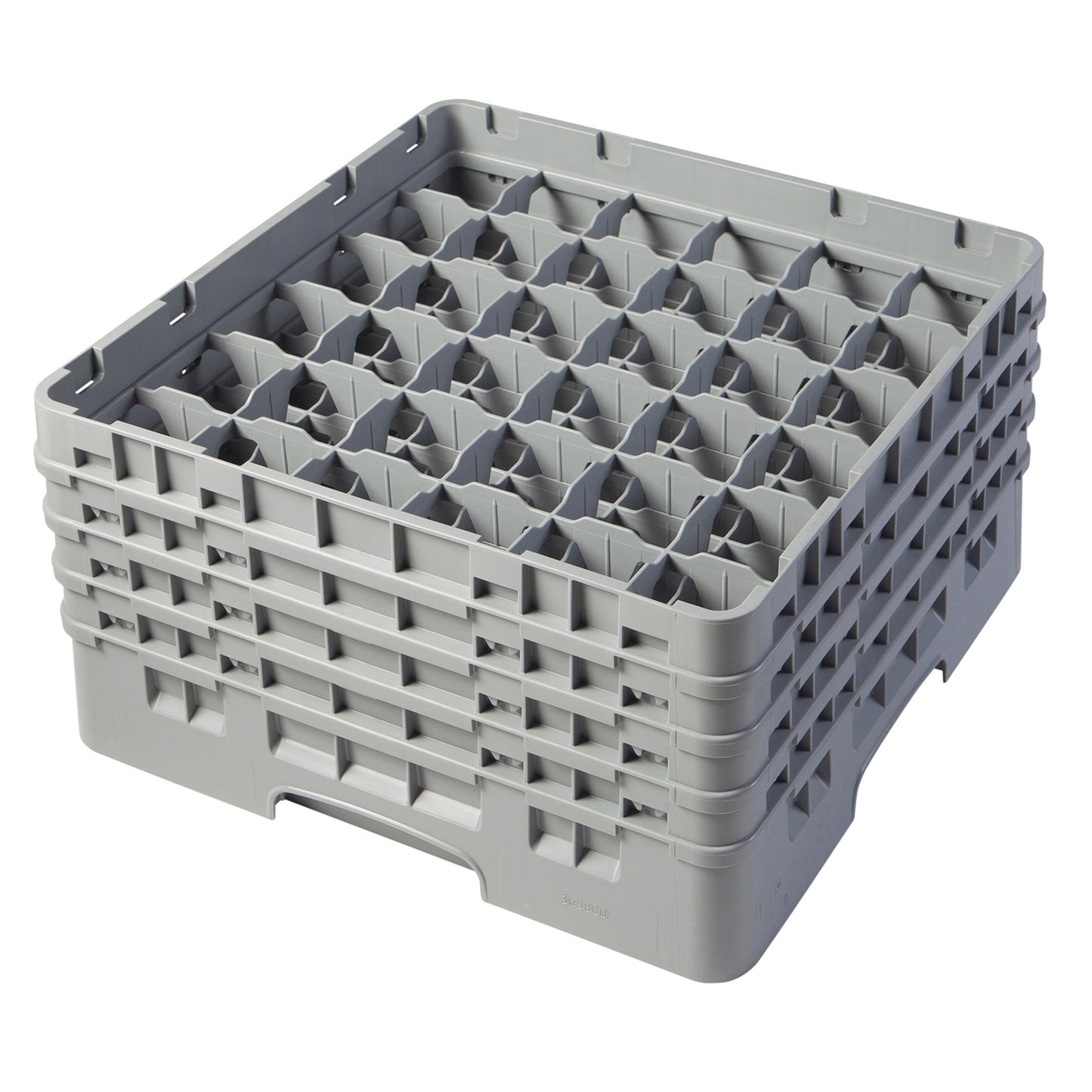 Opvaskekurv Cambro 50x50 cm til glas 36-rum Plast Grå,stk