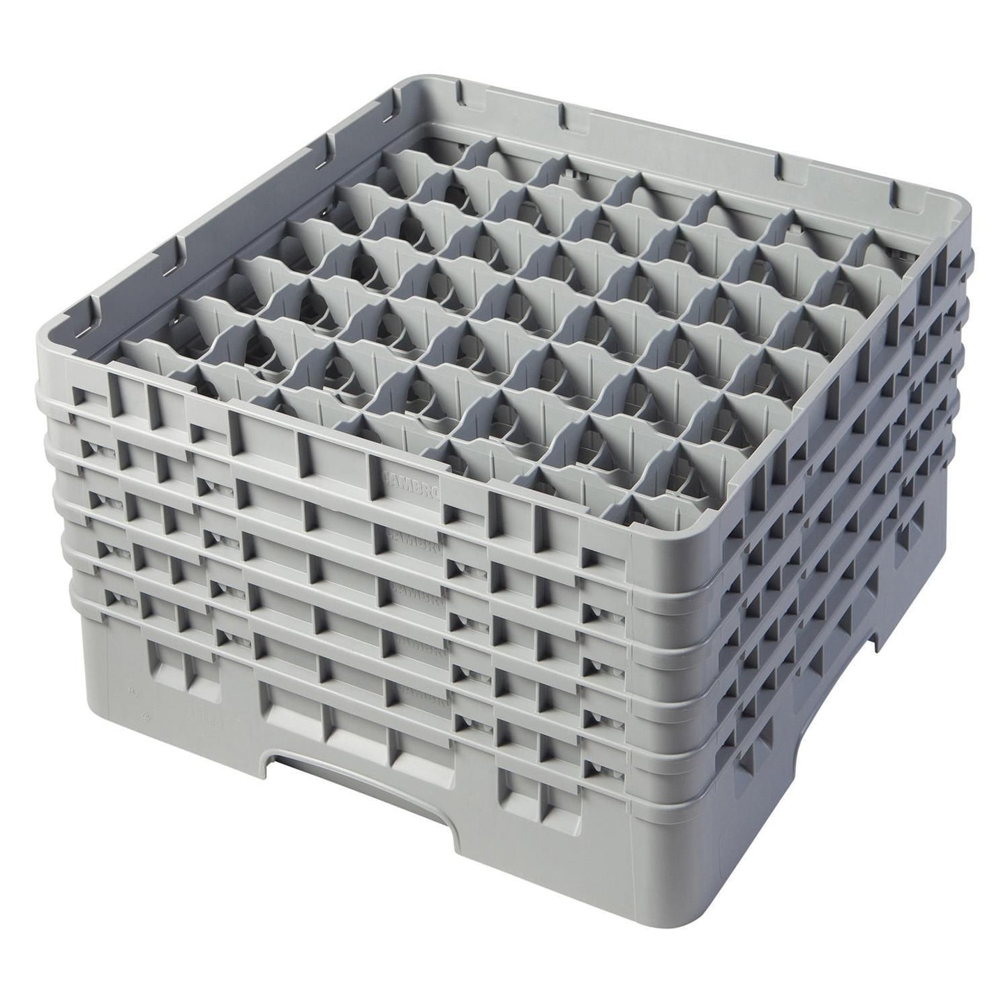 Opvaskekurv Cambro 50x50 cm til Glas 49-rum Plast Grå,stk