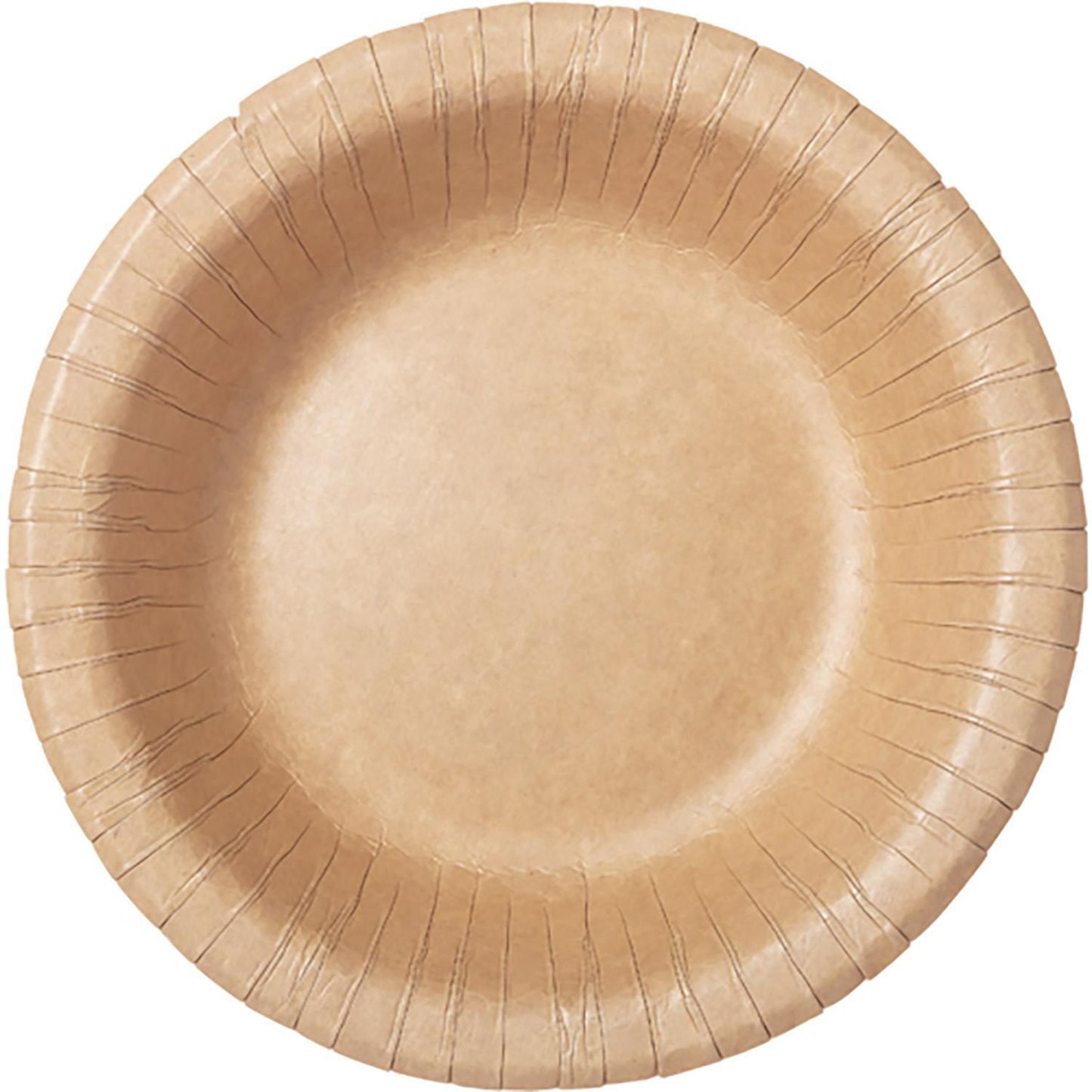 Paptallerken rund dyb 500 ml Ø19cm coated kraft detail pakning Brun,10 pk x 20 stk/krt
