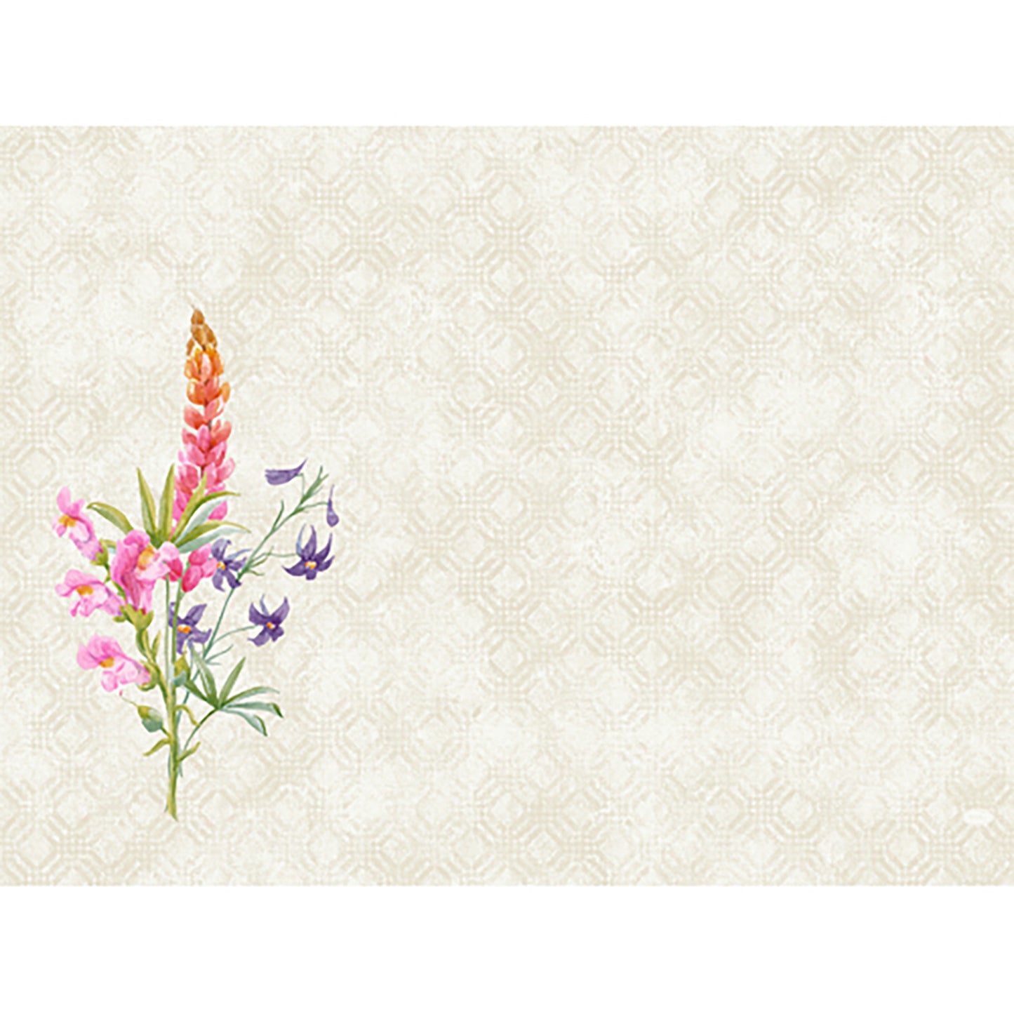 Dækkeserviet Dunicel 30x40cm Floret,5 pk x 100 stk/krt