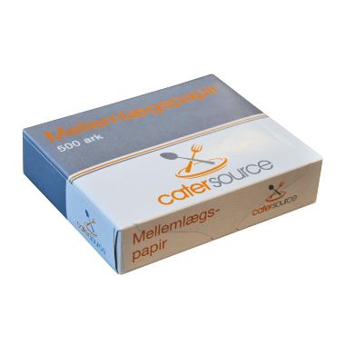 Mellemlægspapir Catersource 120x145 mm FSC-/Svanemærket,500 stk/pk