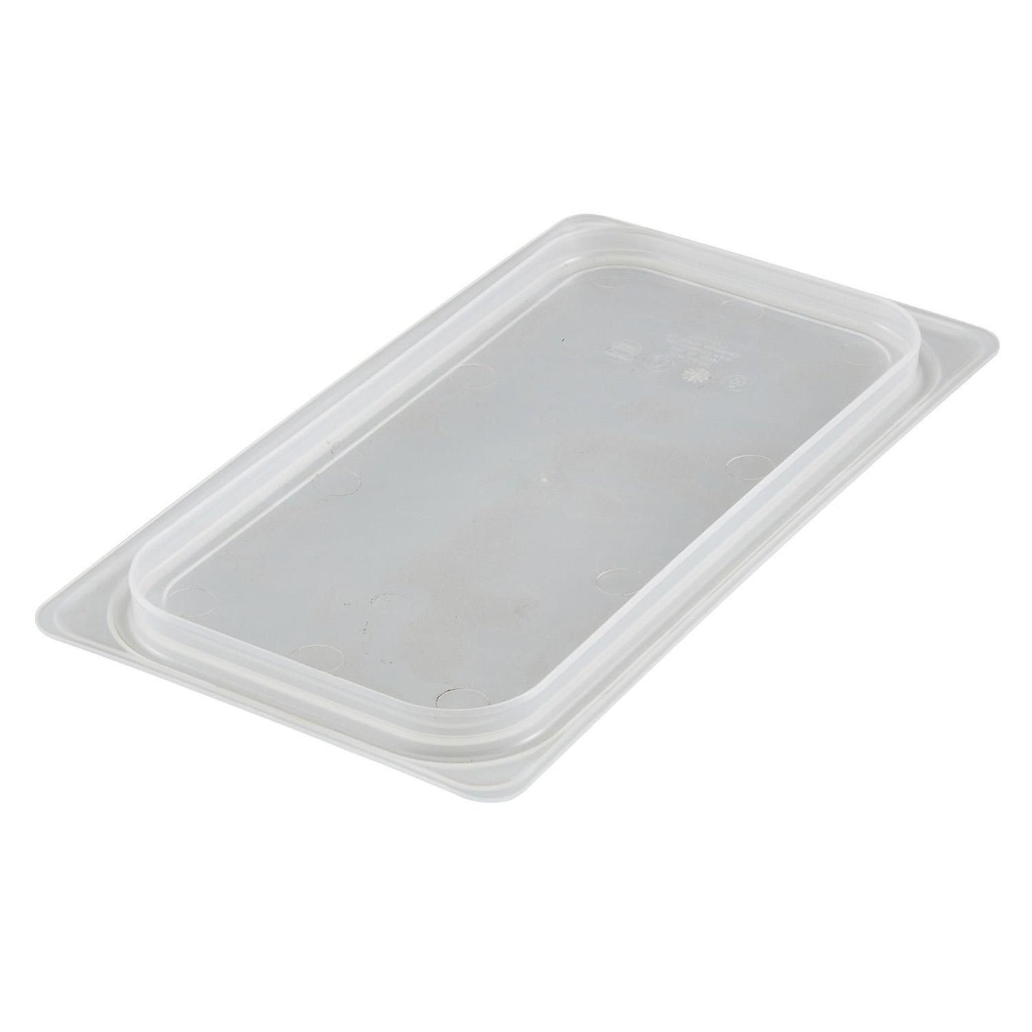 Låg til Kantine med pakning 1/3GN Polypropylen Klar,6 stk/krt