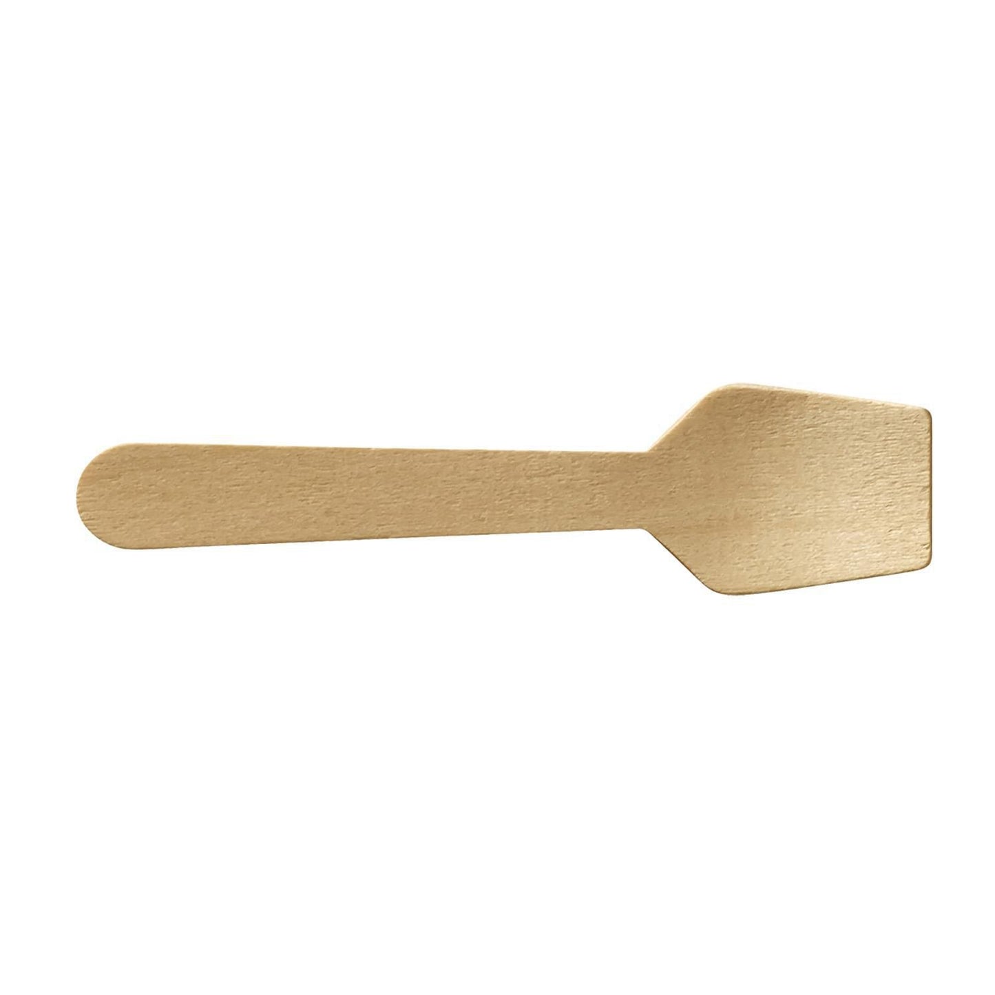 Isspade 95 mm træ enkeltpakket i papir,10 pk x 100 stk/krt