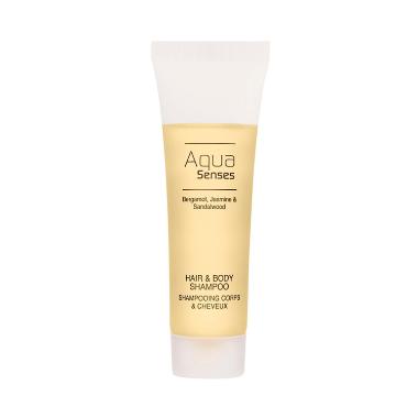 Sæbe Hair & Body Shampoo Aqua Senses 35ml,300 stk/krt