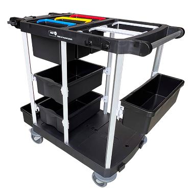 Rengøringsvogn Nordic Recycle trolley 2.0 Str.M åben model,stk